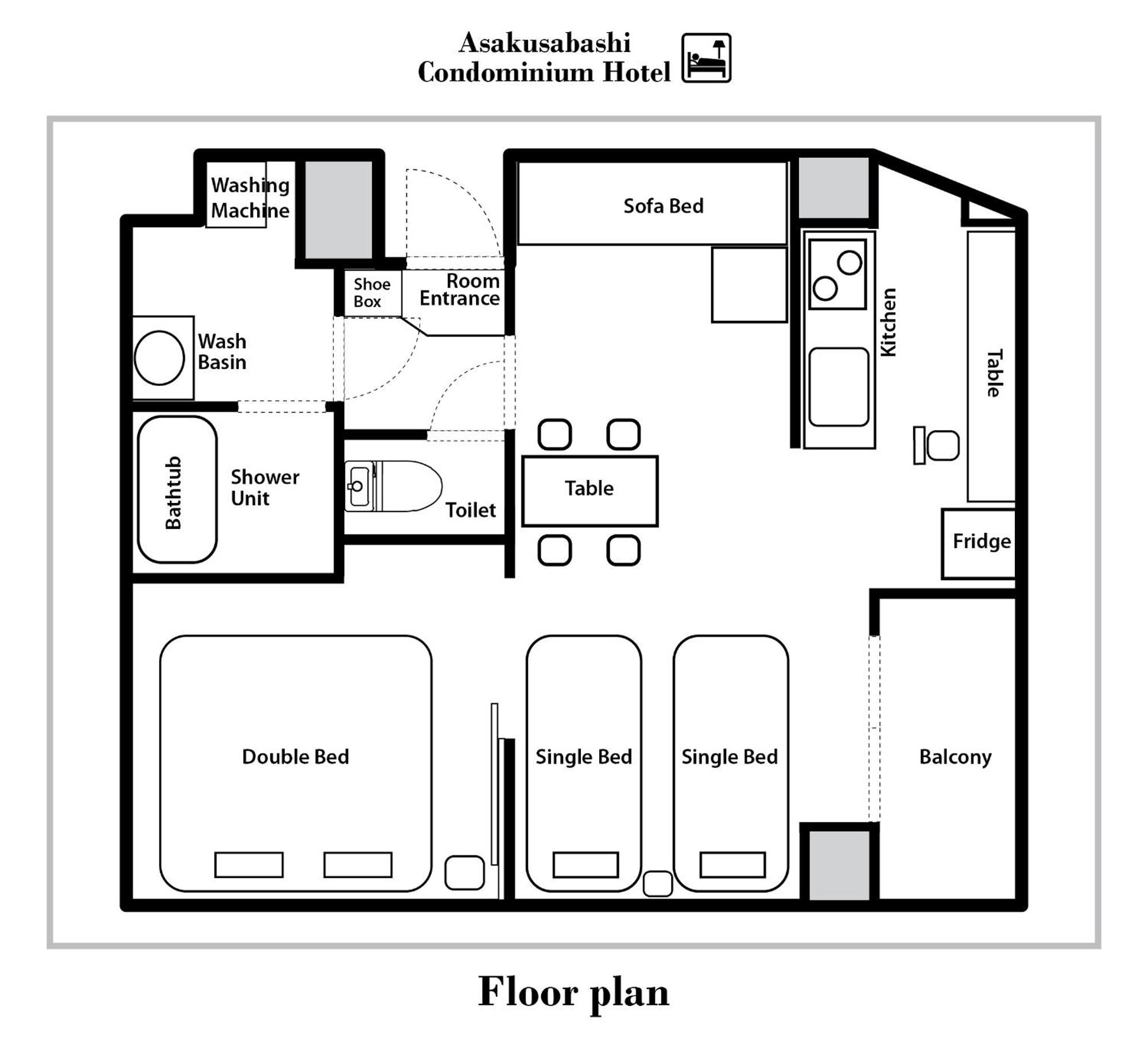 Asakusabashi Condominium Hotel Prefektura Tokio Exteriér fotografie
